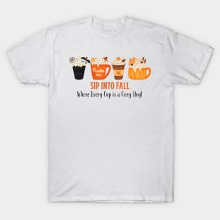 Fall Quote - Fall Vibes  - Fall Season - Thanksgiving T-Shirt